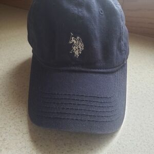 Classic Navy Embroidered Polo Logo Baseball Cap